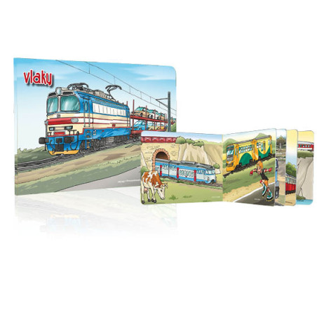 Leporela 240x160mm - Vlaky