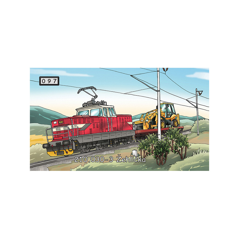 Magnetka 097 - Žehlička 210.030