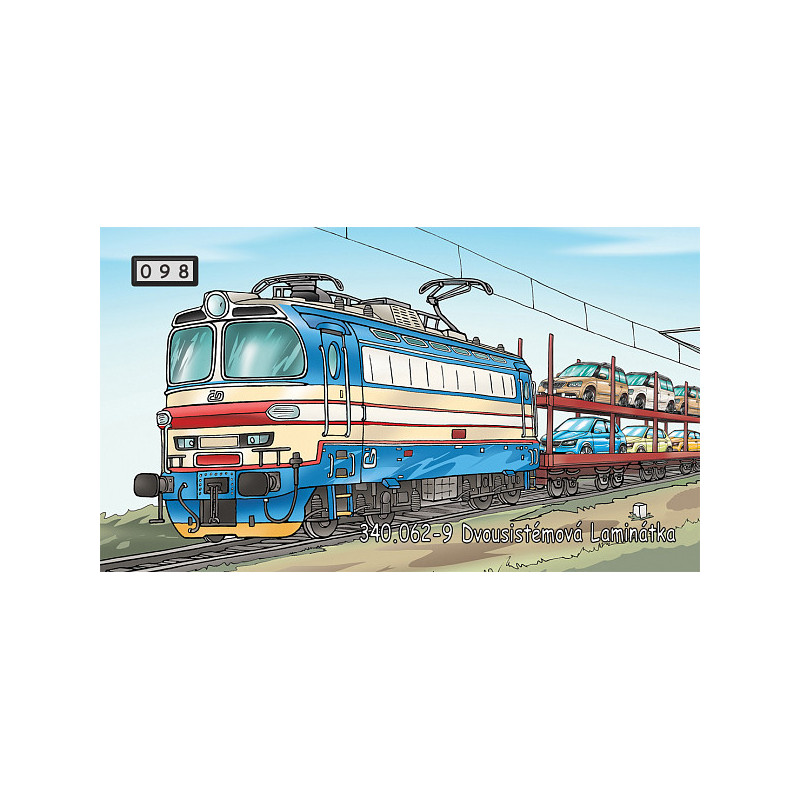 Magnetka 098 - Laminátka 340.062 (dvousystémová)