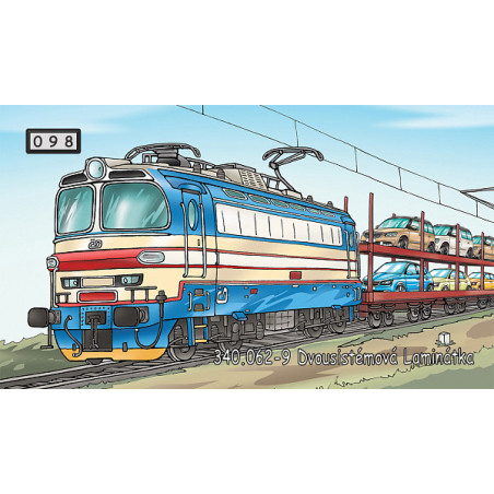 Magnetka 098 - Laminátka 340.062 (dvousystémová)