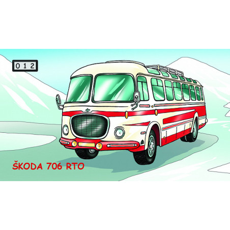 Magnetka 012 - Škoda 706 RTO