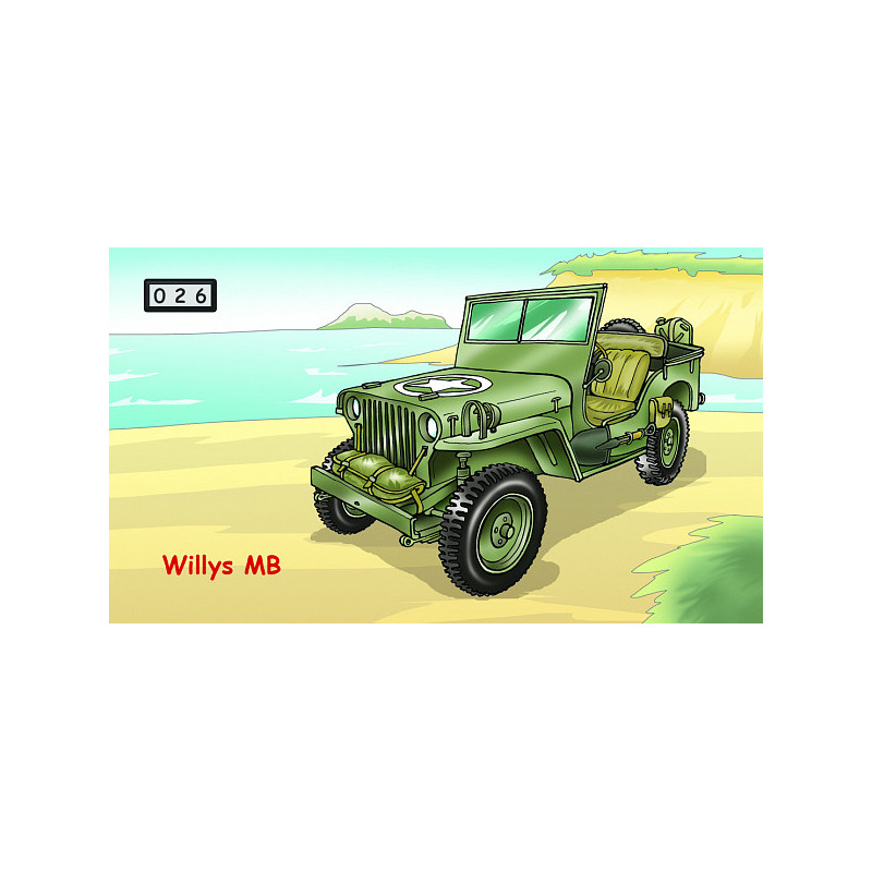 Magnetka 026 - Willys MB