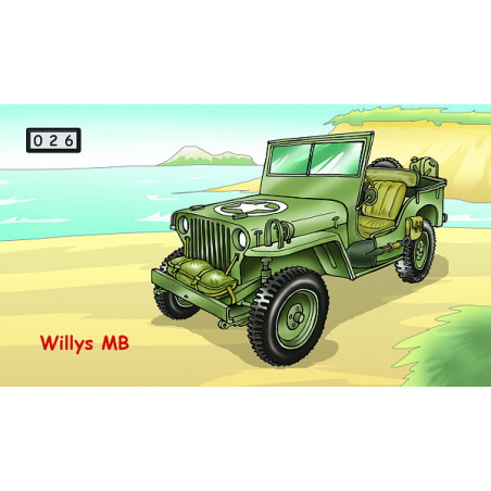 Magnetka 026 - Willys MB