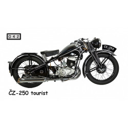Magnetka 042 - ČZ 250 tourist