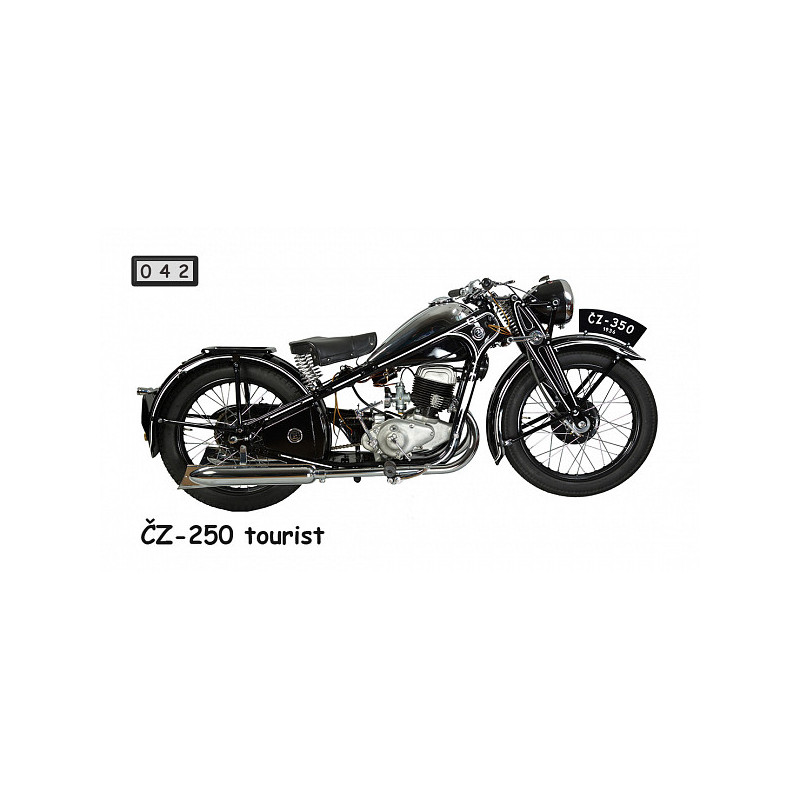 Magnetka 042 - ČZ 250 tourist