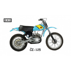 Magnetka 043 - ČZ 125