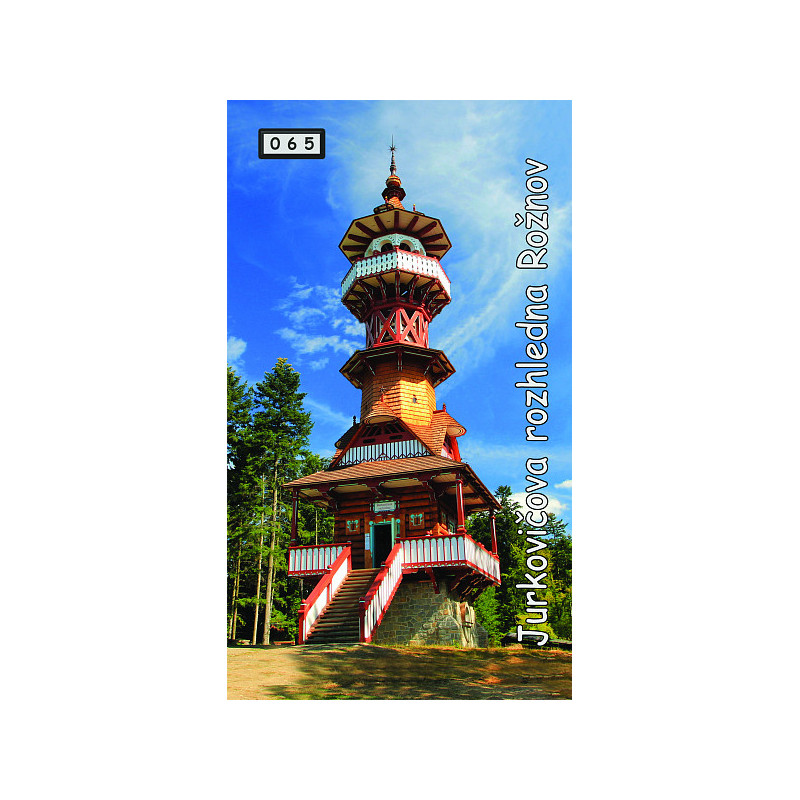 Magnetka 065 - Jurkovičova rozhledna Rožnov