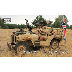 Magnetka 084 - Willys MB - Ford GPW (SAS)