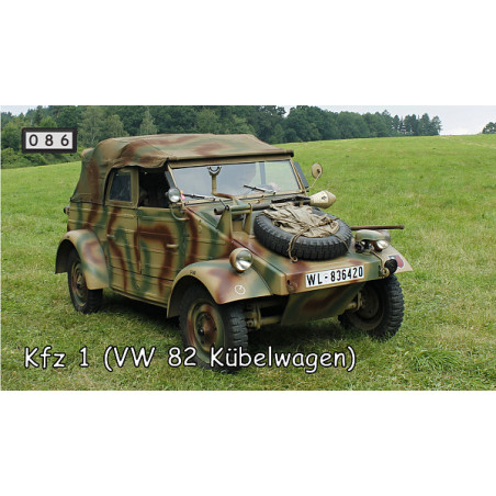 Magnetka 086 - Kfz1 (VW 82 Kübelwagen)