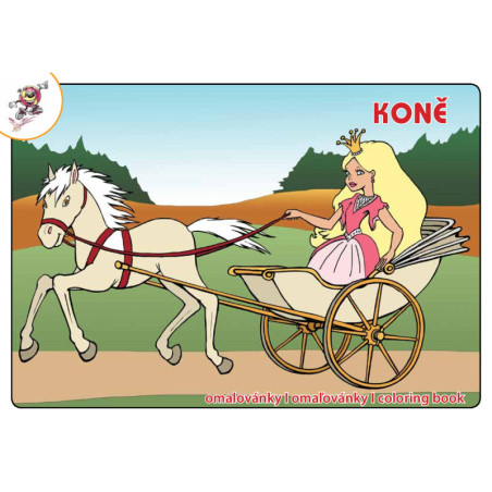 Omalovánky  - Koně