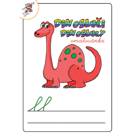 Omalovánky  - Dinosauři 1