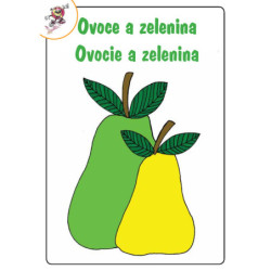 Omalovánky  - Ovoce a zelenina