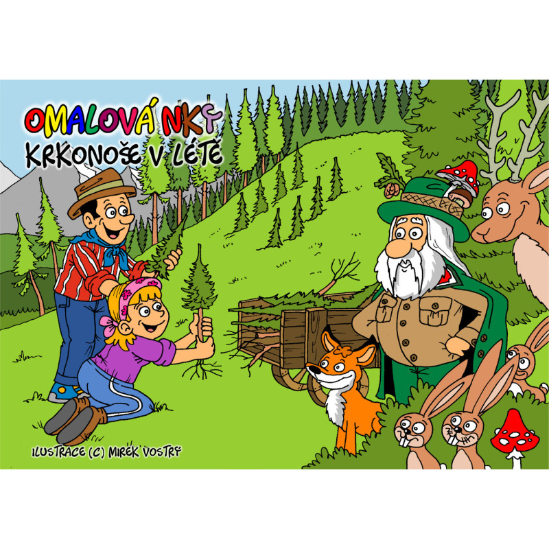 Omalovánky  - Krkonoše v létě