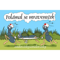 Omalovánky LUX  - Polámal se mraveneček
