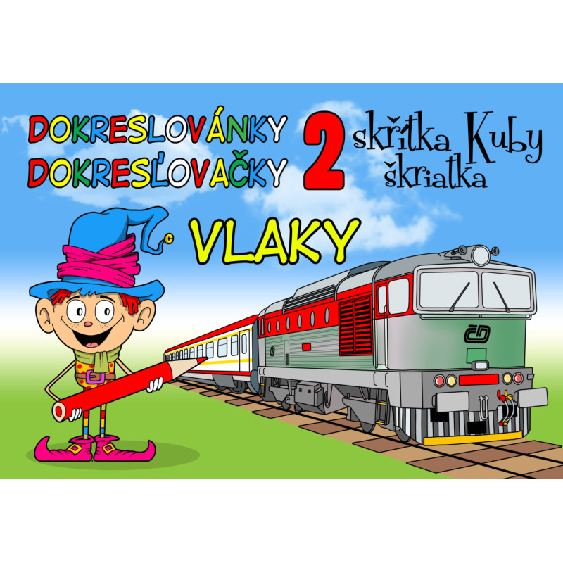 Omalovánky LUX  - Vlaky 2