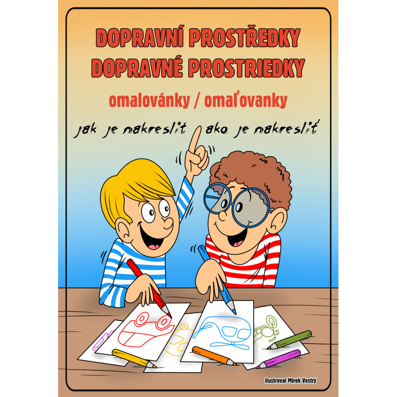 Omalovánky LUX  - Dopravní prostředky