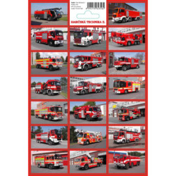 Samolepky - Hasičská technika 2
