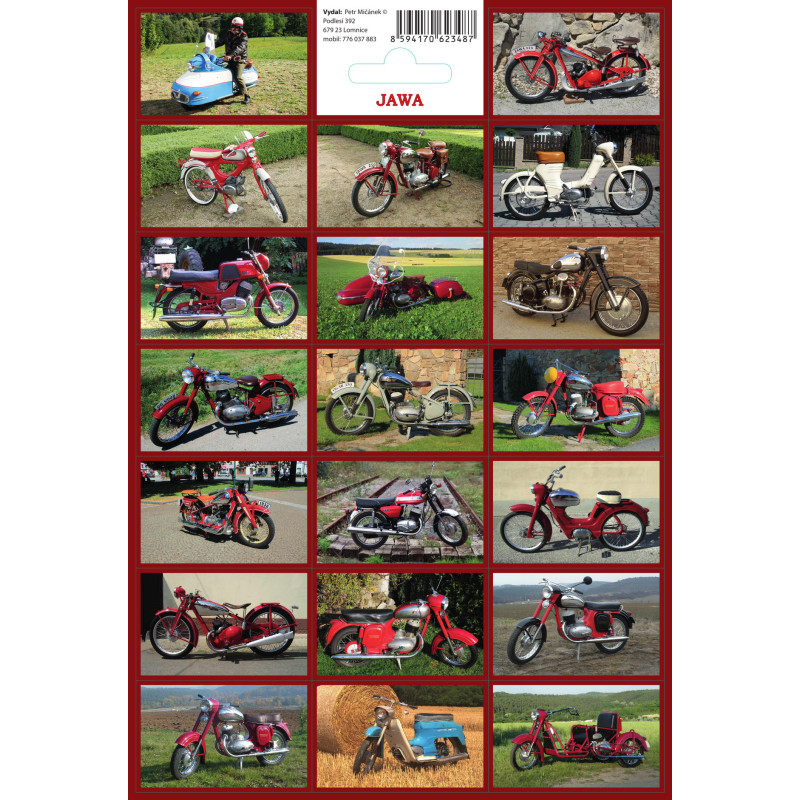 Samolepky - JAWA