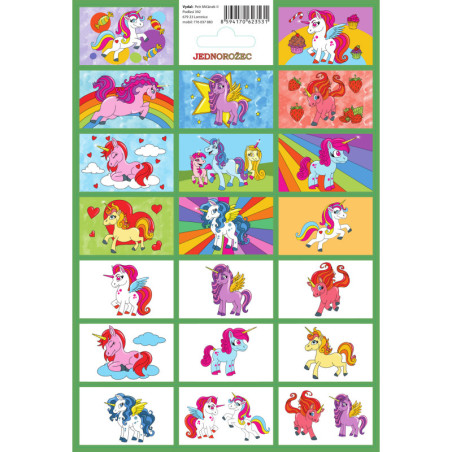Samolepky - Jednorožci