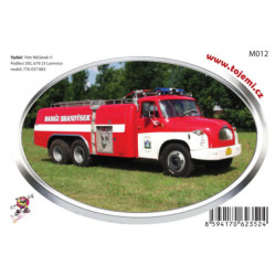 Samolepka  M012 - Tatra 138 CAS 32 75×54mm