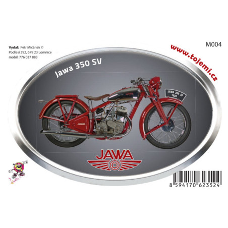 Samolepka  M004 - Jawa 350 SV 75×54mm