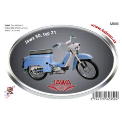 Samolepka  M006 - Jawa 50/21 75×54mm