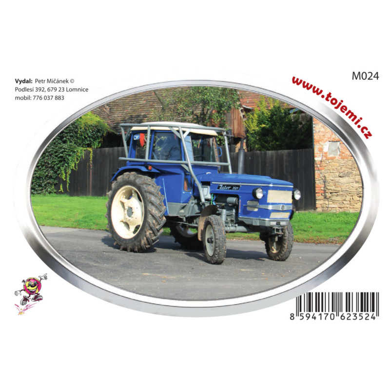 Samolepka M024 - Zetor 3511 120×77mm