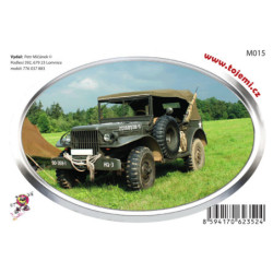 Samolepka M015 - Dodge WC56 120×77mm
