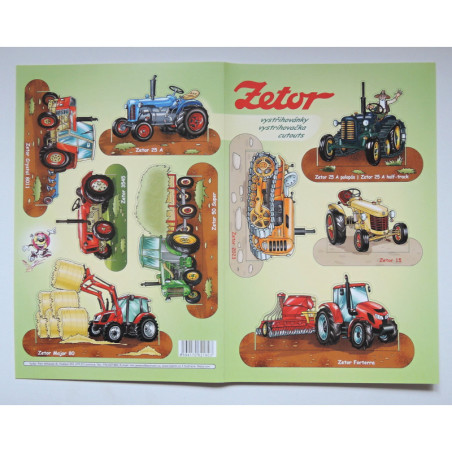 Vystřihovánky - Traktory