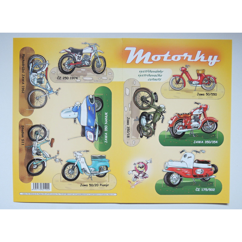 Vystřihovánky - Motorky