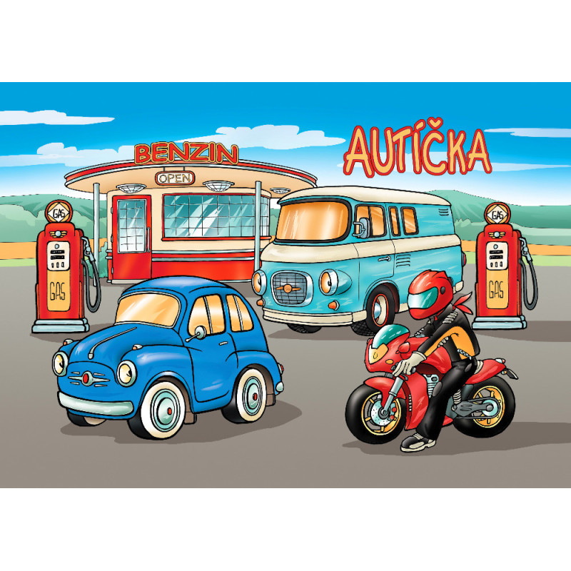 Omalovánky LUX - Autíčka