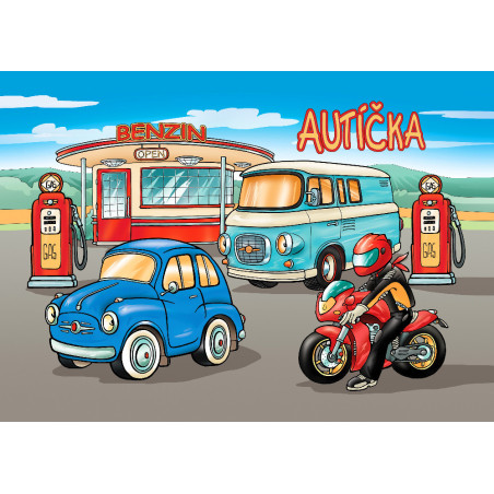 Omalovánky LUX - Autíčka