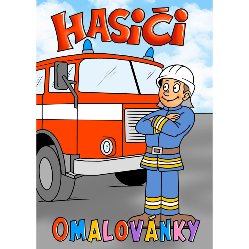 Omalovánky LUX - Hasič