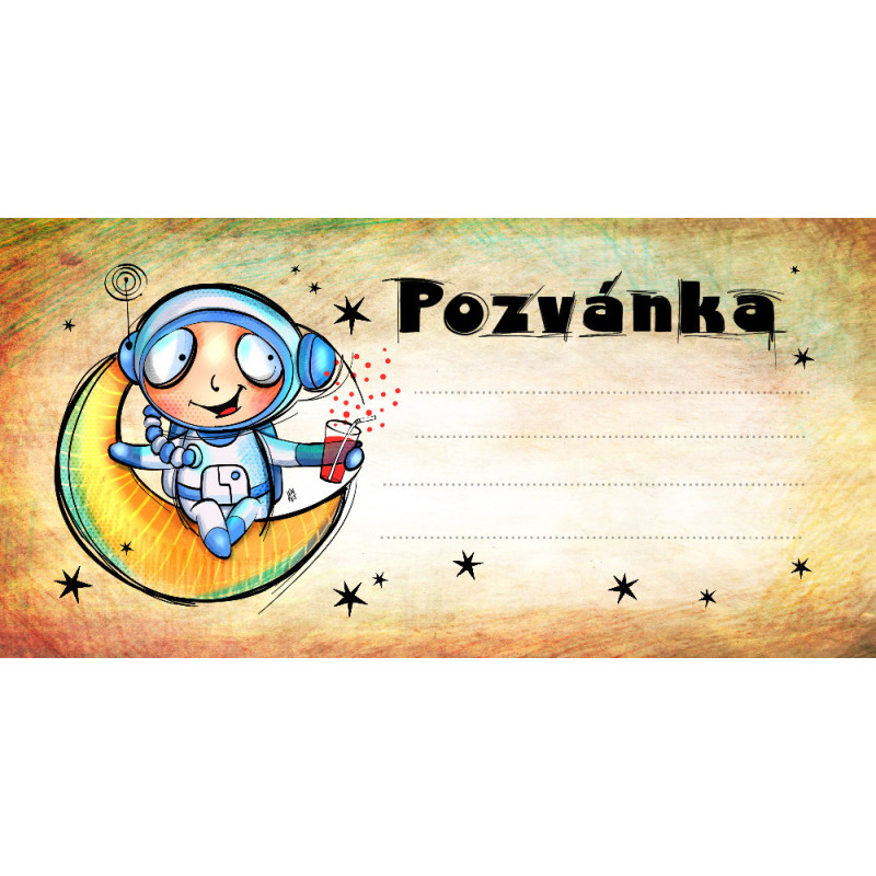 Pozvánky - Kosmonaut