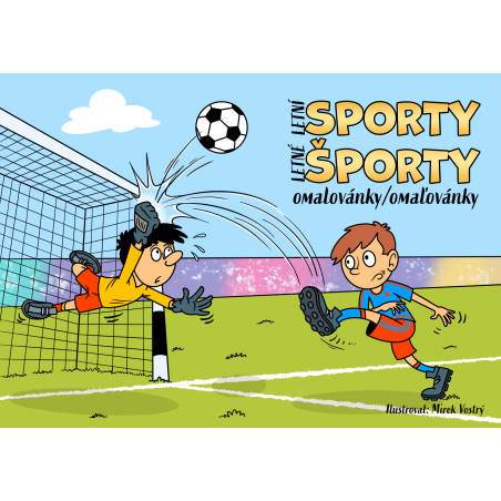 Omalovánky LUX - Letní sporty