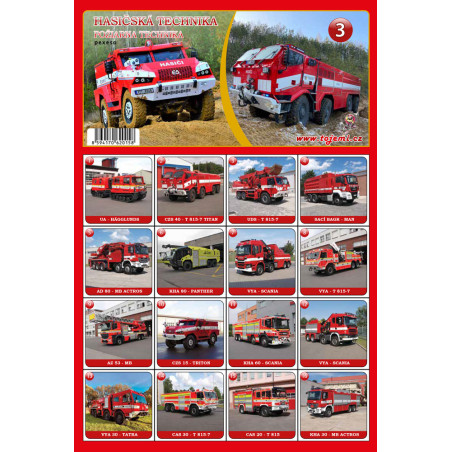 Pexeso - Hasičká technika 3