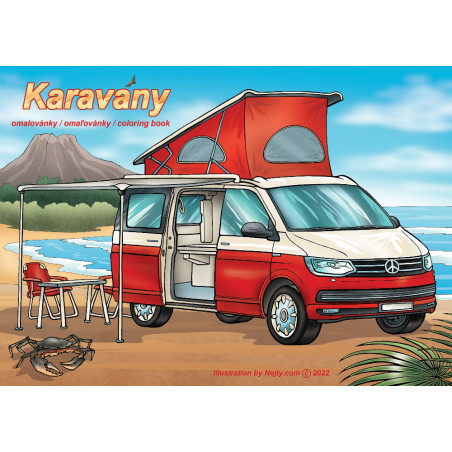 Omalovánky - Karavany
