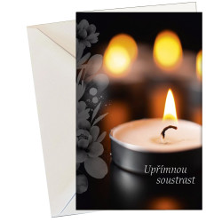 Kondolence - malá svíčka