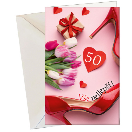 Přání - lodičky 50