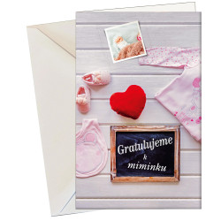 Přání -narození holčička