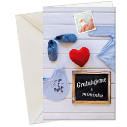 Přání - narození chlapeček