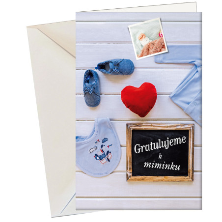 Přání - narození chlapeček