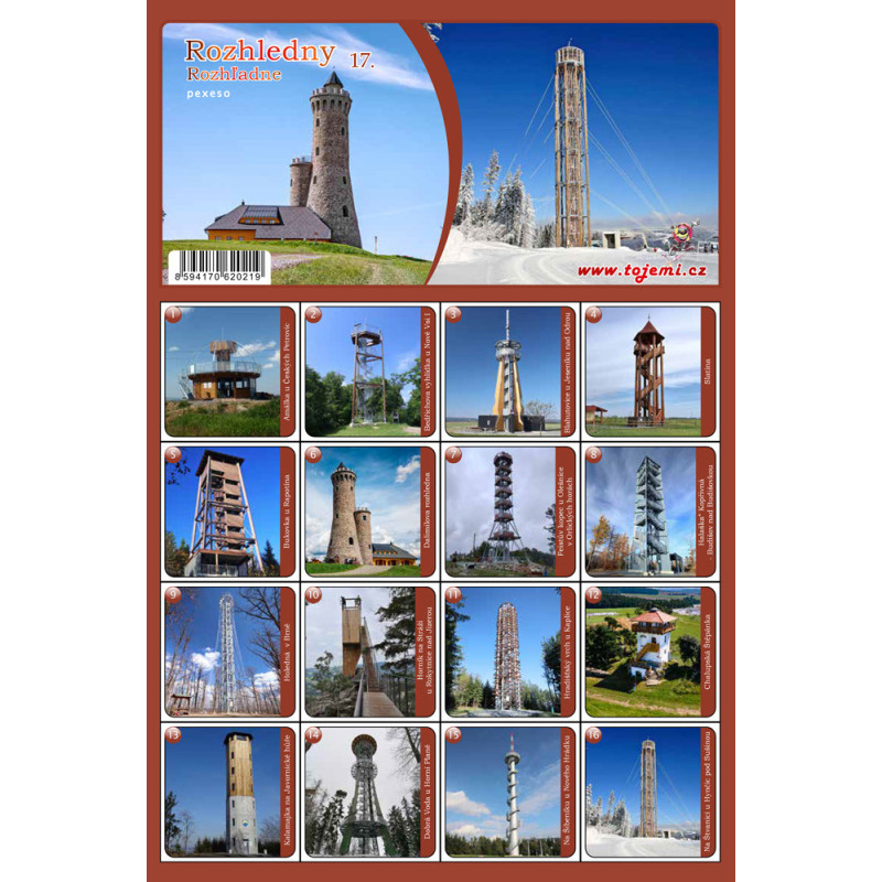 Rozhledny 17 - ČR
