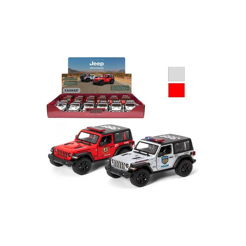 2018 JEEP WRANGLER POLICEJNÍ STRÁŻ 1:34