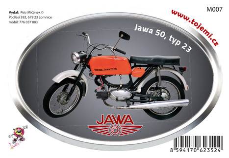 M007 - Jawa 50/23 120×77mm